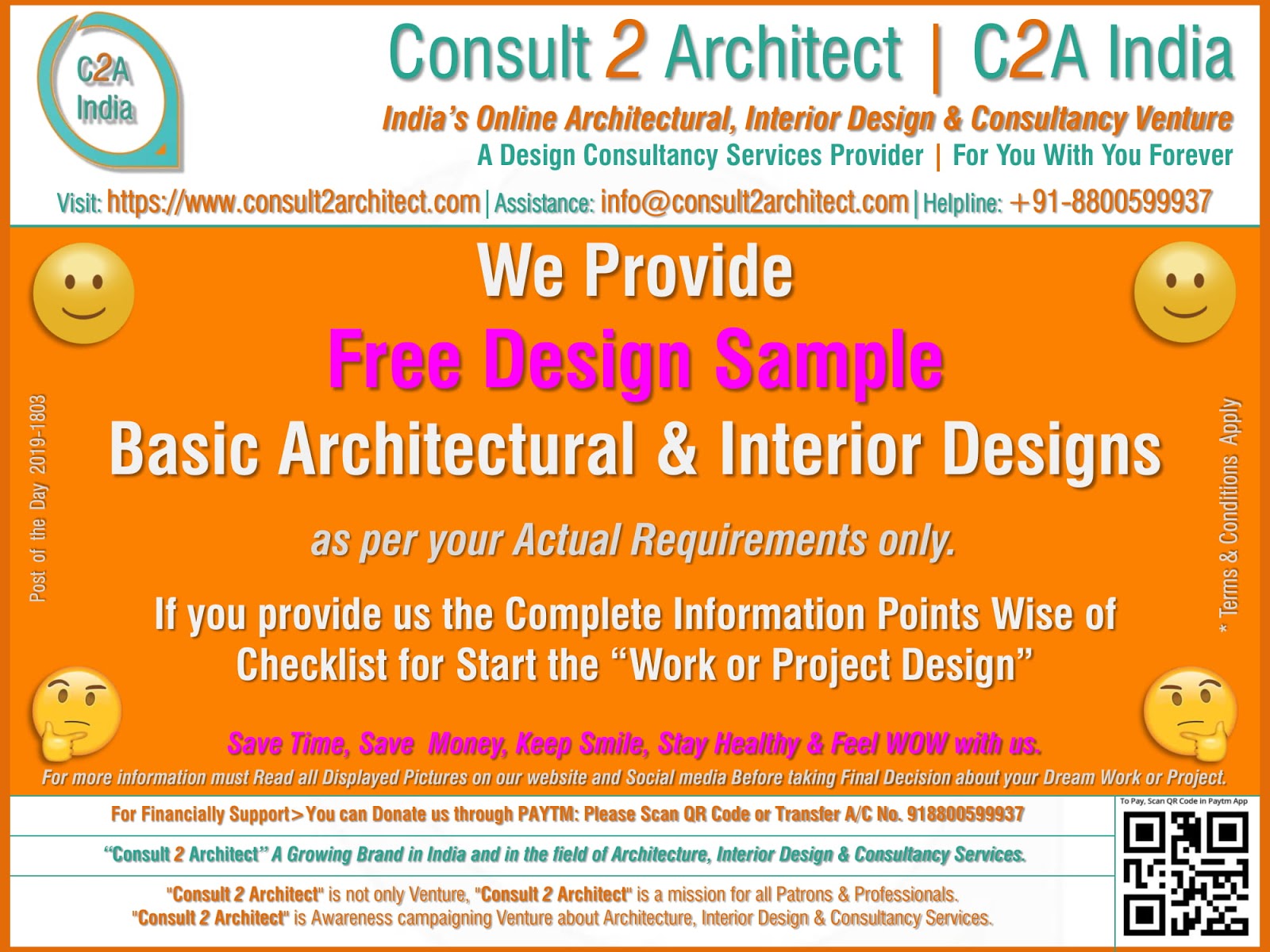 C2a India Consult 2 Architect Post Free Design Sample