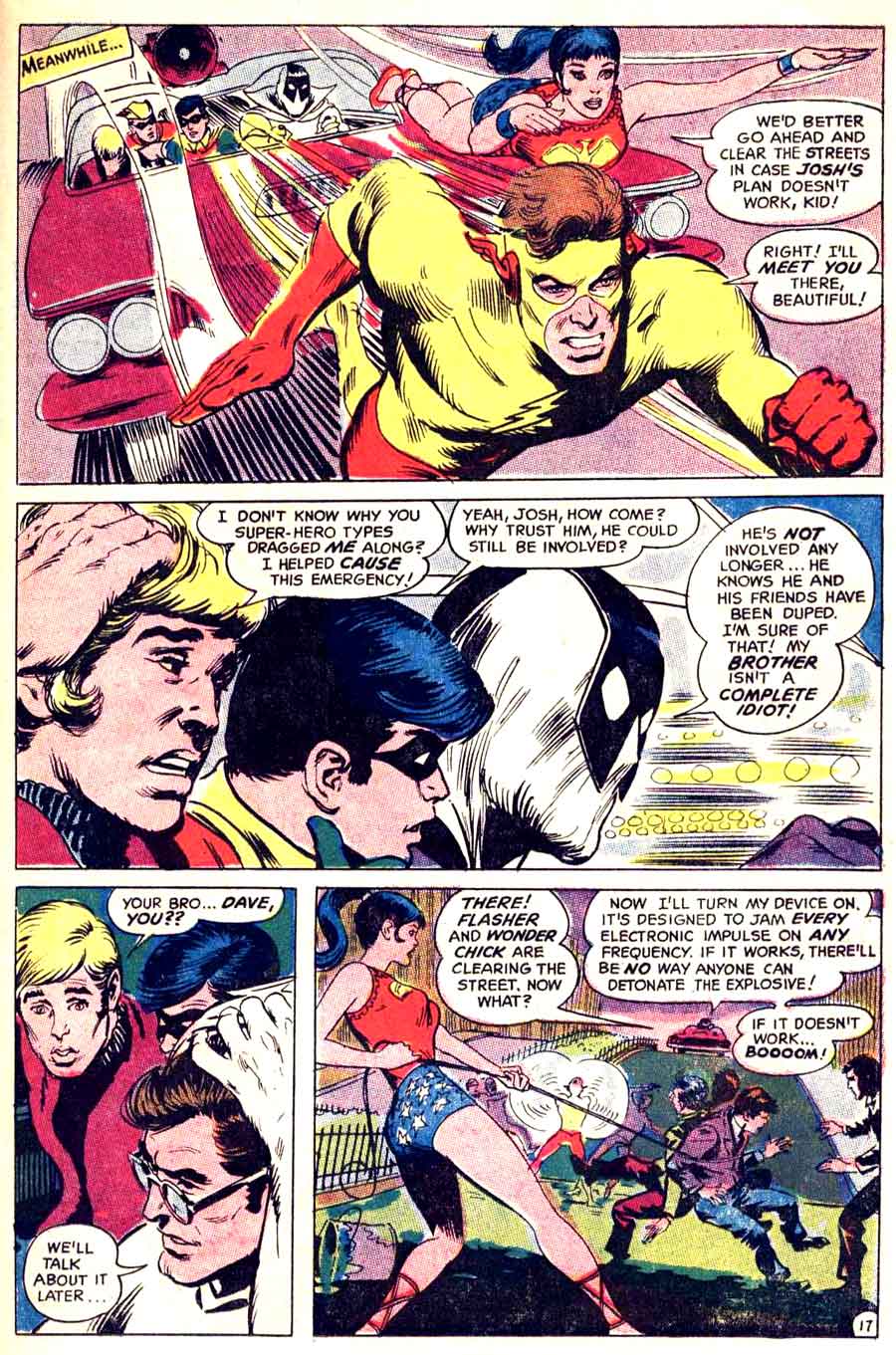 Teen Titans #20 dc silver age comic book page by Neal Adams