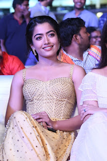 Actress Rashmika Mandanna Stills at Sarileru Neekevvaru Movie Pre Release Actress Rashmika Mandanna Stills at Sarileru Neekevvaru Movie Pre Release