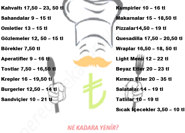 MAYA PASTANESİ BALGAT MENÜ FİYAT LİSTESİ Ne Kadara Yenir?