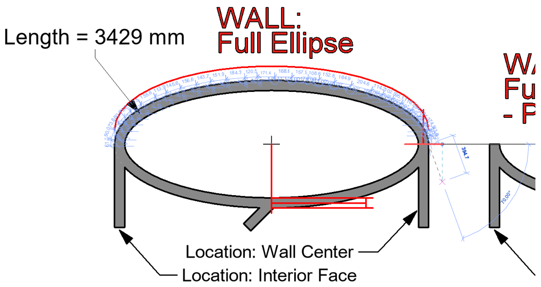 Revit Recess Breaking Revit 2020's Elliptical Wall Function