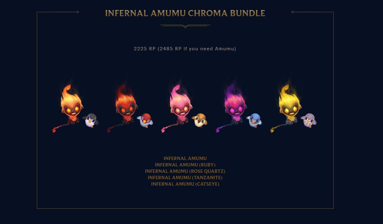 Surrender At Infernal Amumu Chroma Now Available