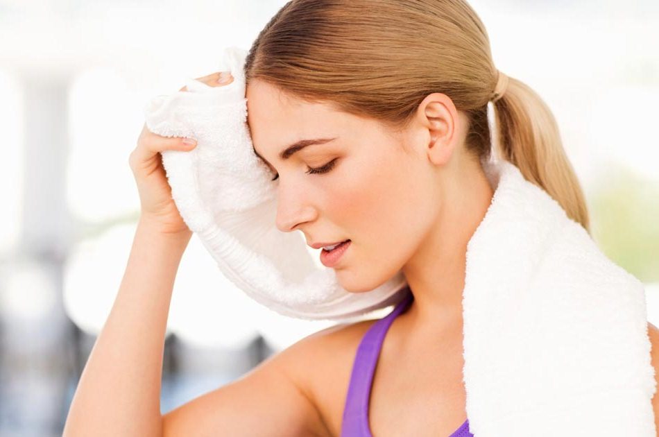 excessive sweating during exercise