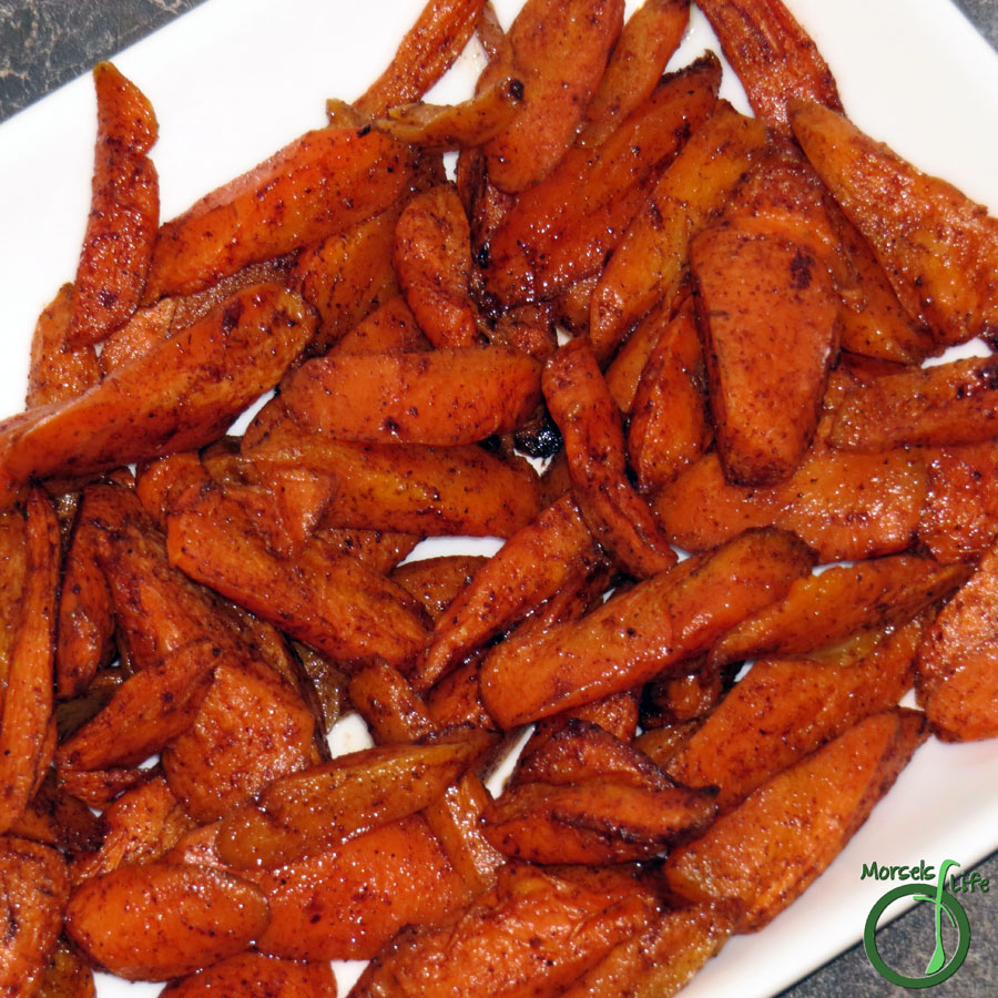 Morsels of Life - Five Spice Roasted Carrots - Simply toss together a few materials to make these wonderfully tantalizing Five Spice Roasted Carrots!