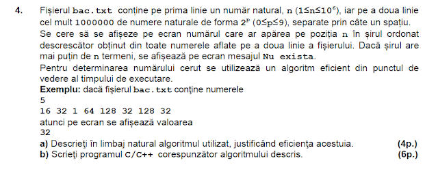 model bac 2015 matematica informatica