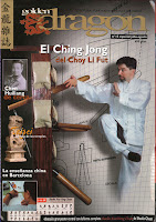 Golden Dragon-Ching Jong-Muñeco de Madera Choy Li Fut