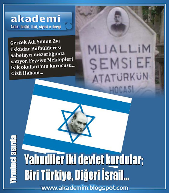 Yahudiler iki devlet kurdular. Biri Türkiye, diğeri İsrail | Akademi Dergisi Cumhuriyet Tarihi, İsrail, mehmet şevket eygi, Mustafa Kemal Atatürk, Sabatayistlik,akademi dergisi, mehmet fahri sertkaya, içimizdeki israil, adnan menderes, celal bayar, moiz kohen, orhan pamuk, fevzi çakmak, gizli yahudiler, pkk,