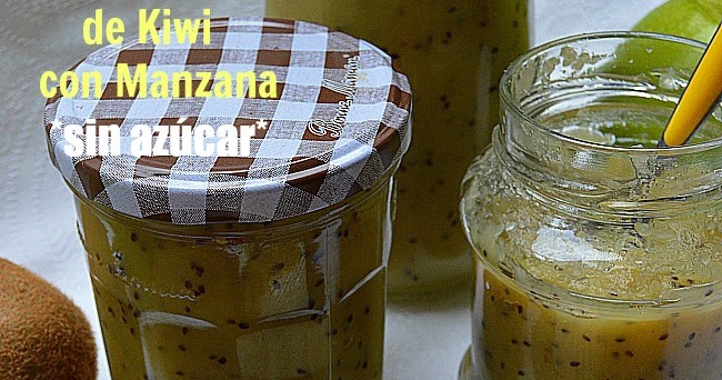 image of Con sabor a canela: Mermelada de Kiwi y Manzana sin azúcar