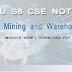  DOWNLOAD S8 CSE Data Mining and Warehousing NOTES