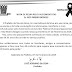 Nota de Pesar da Prefeitura de Mundo Novo-BA