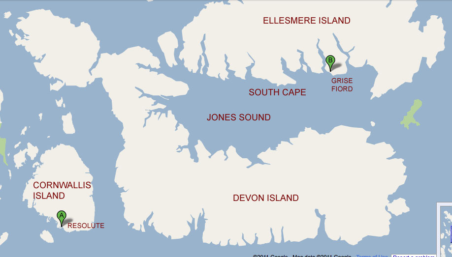 No Fixed Address Flight from Resolute to Grise Fiord