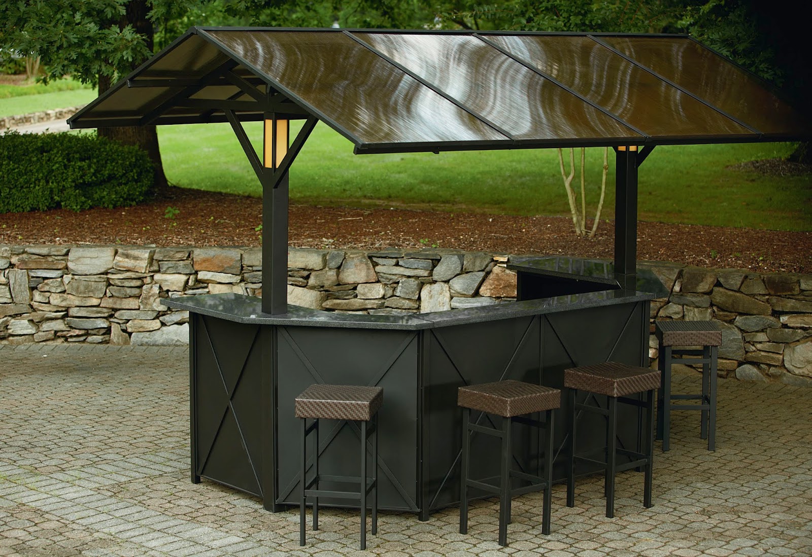 Grill Gazebo With Bar How To Design
