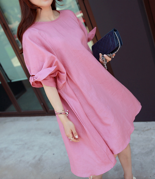 [Miamasvin] Ribbon Detail Puff Sleeve Dress | KSTYLICK - Latest Korean ...