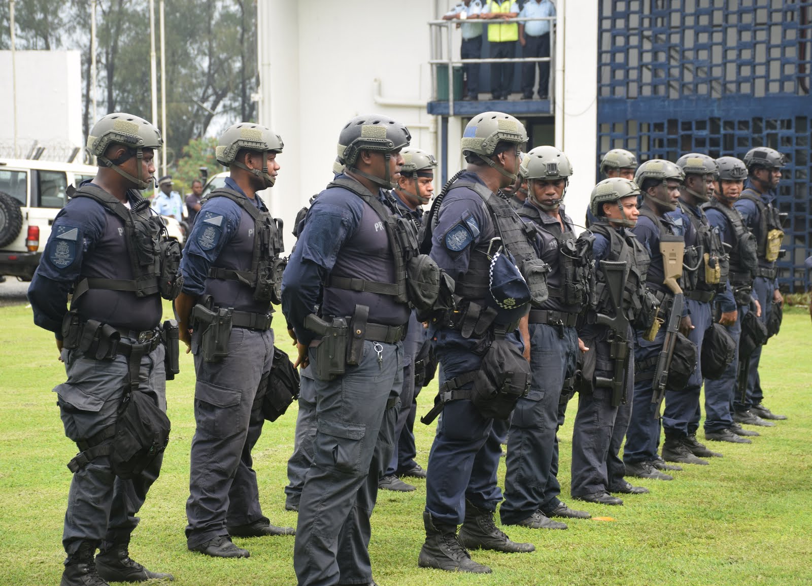 Solomon Islands Police public order management capability on display