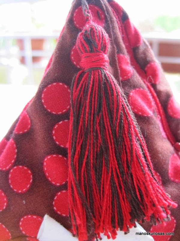 borlas hechas en patchwork