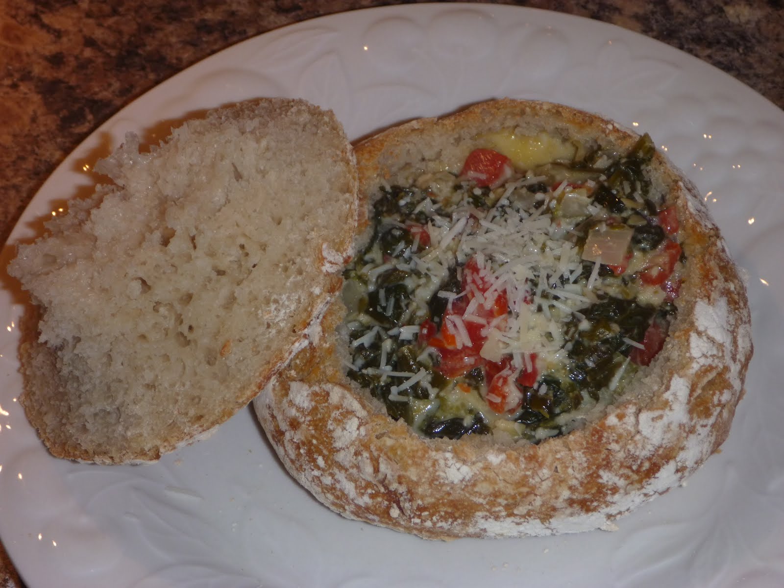 Kimmie's Cooking Something Spinach Dip Soup