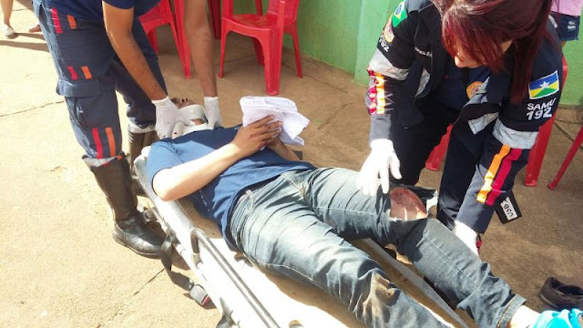 Motociclista tem dedo decepado em grave acidente na capital