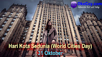 Sejarah dan Tema Hari Kota Sedunia se-dunia internasional 31 Oktober Sejarah dan Tema Hari Kota Sedunia se-dunia internasional 31 Oktober
