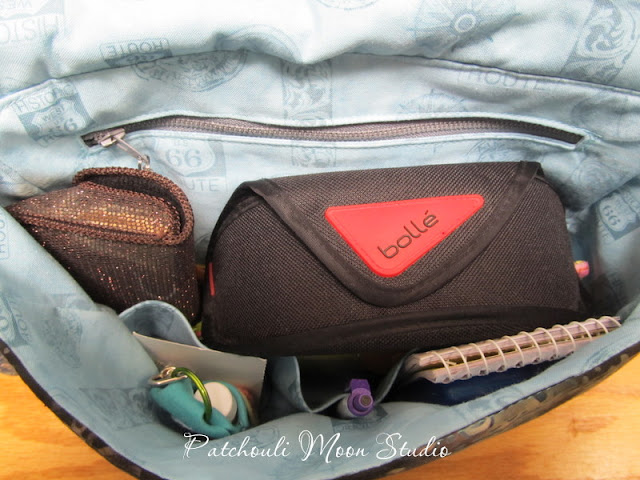 Patchouli Moon Studio~Sweet Pea Saddle Bag Enlarged