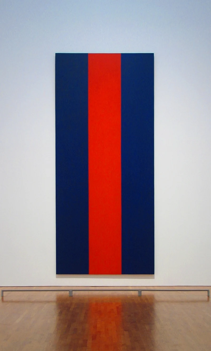 Barnett Newman 1905-1970 - Voice of Fire, 1967 | Minimalist Art Movement