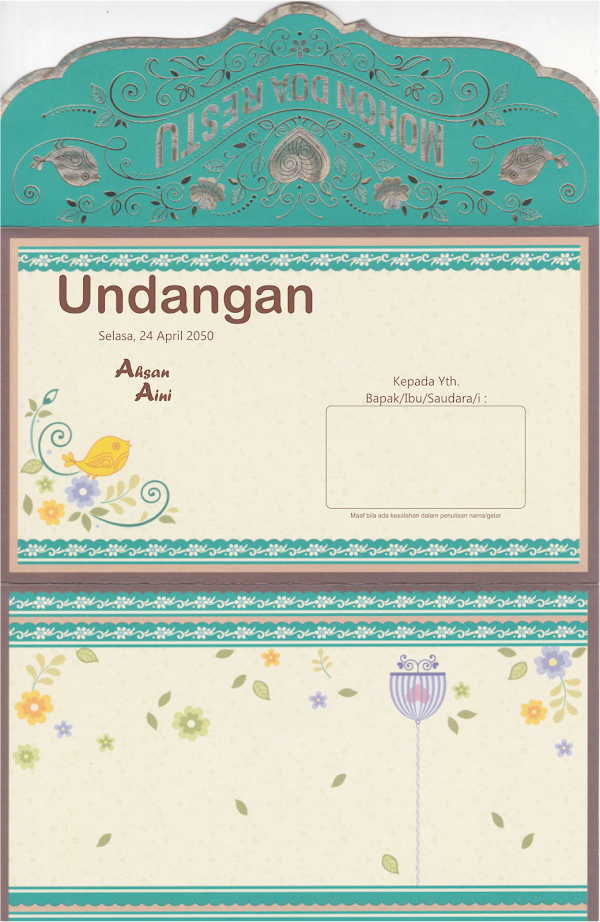 DESAIN UNDANGAN GRATISAN LIPAT 2 MINIMALIS 1 DESAIN UNDANGAN GRATISAN LIPAT 2 MINIMALIS 1