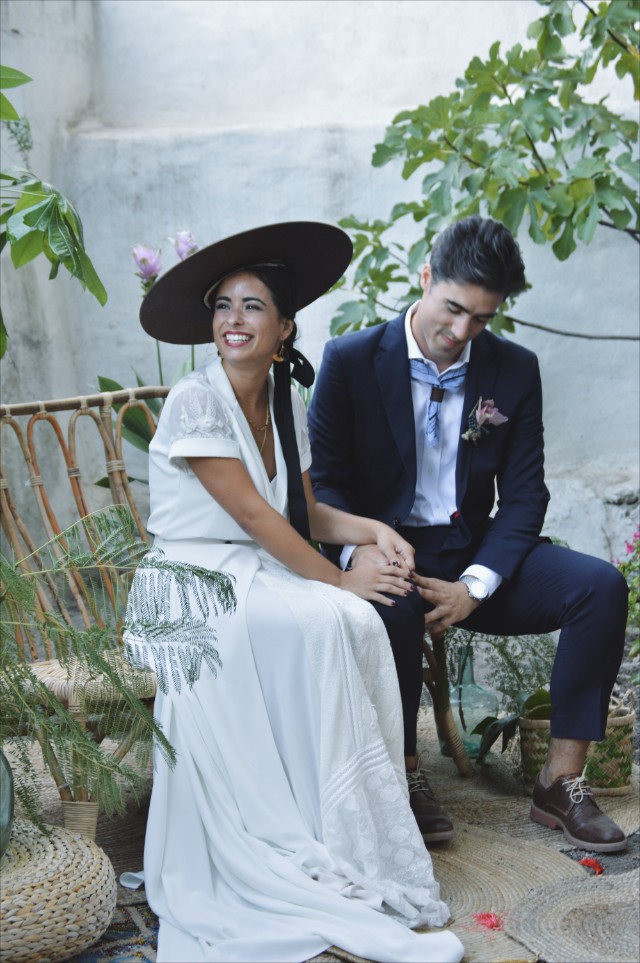 sara lage vestido novia boda tropical vejer de la frontera blog atodoconfetti