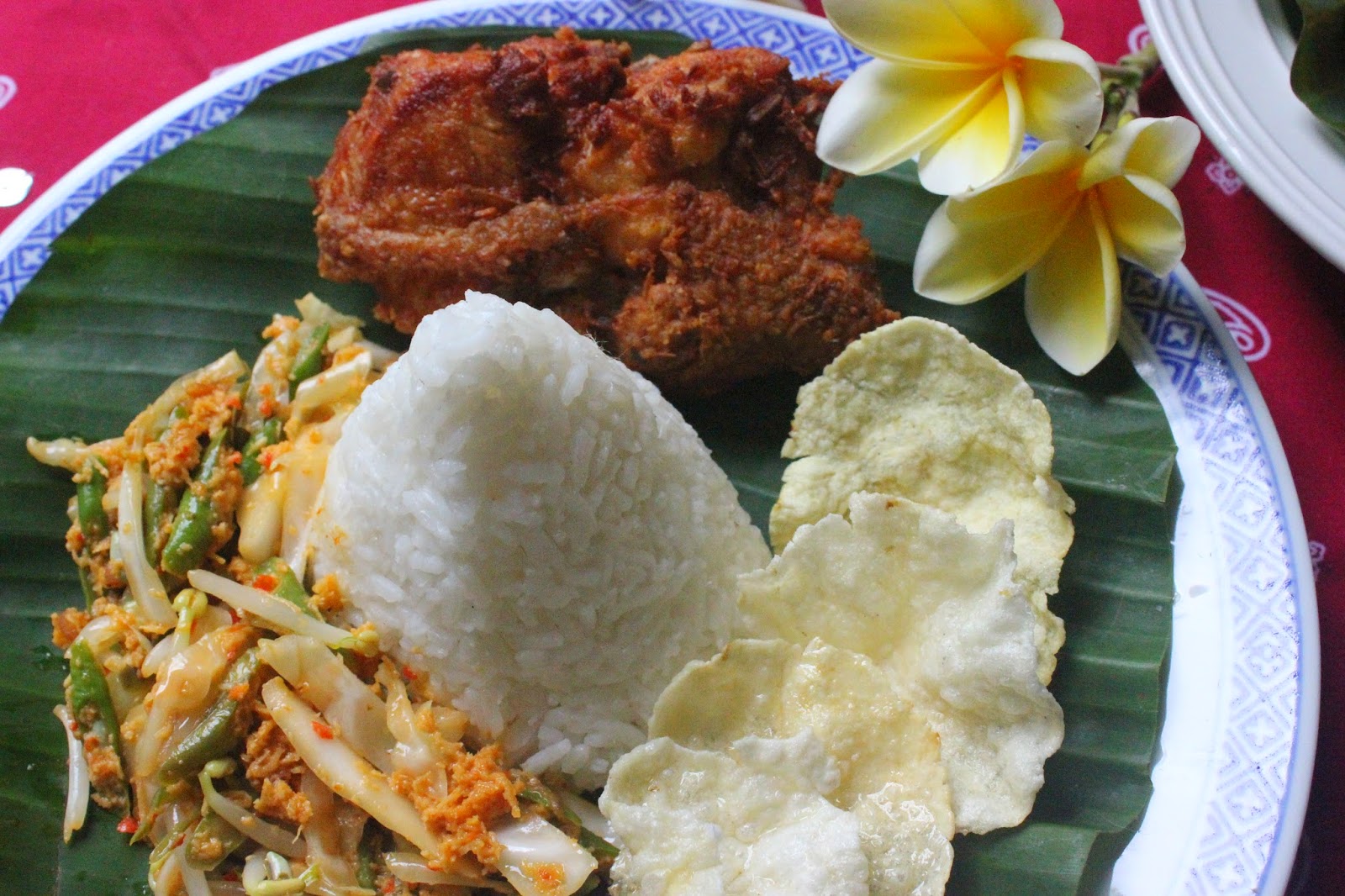 Lawar Bali mixed vegetable and meat dish with spices