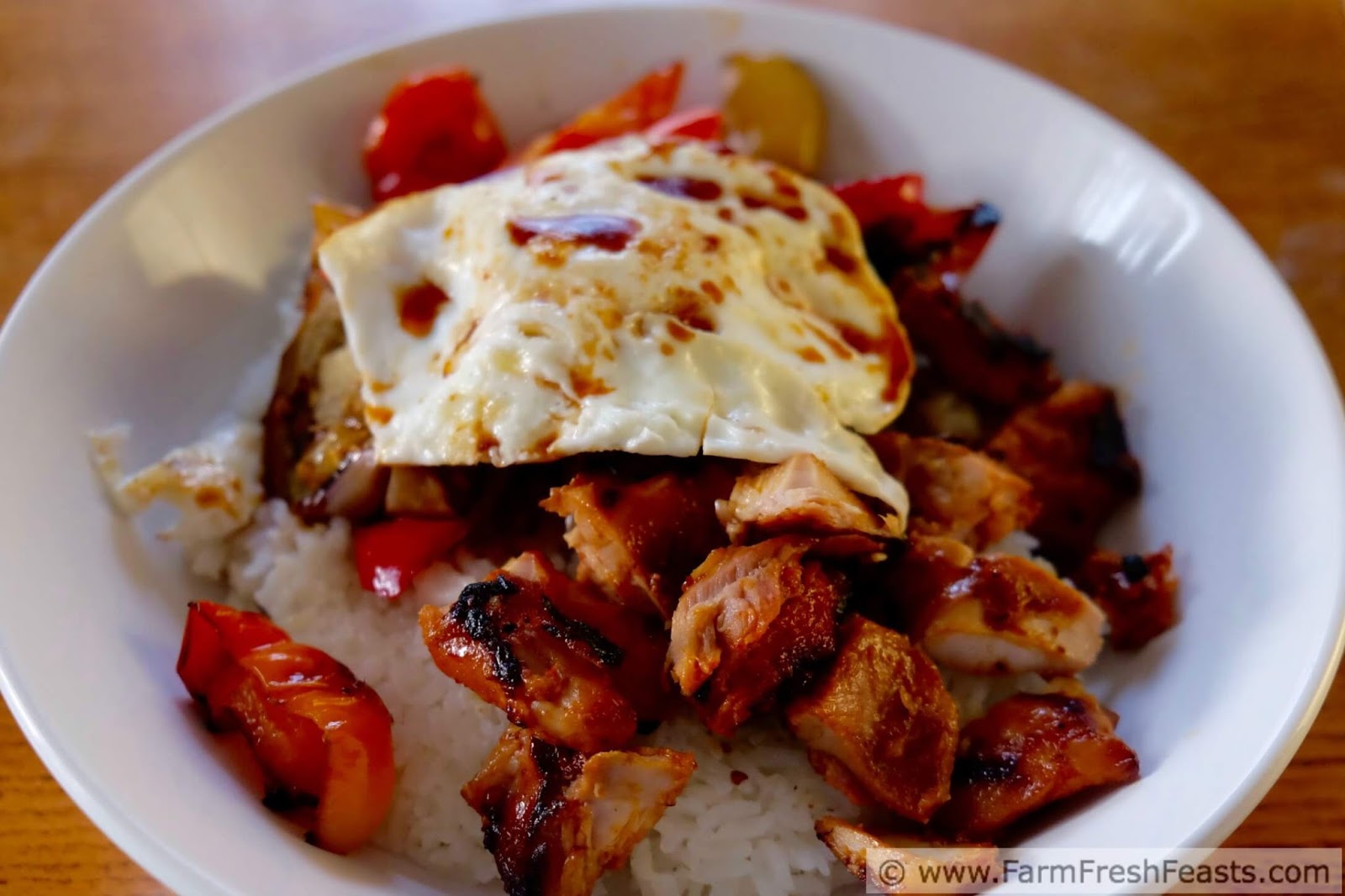 Farm Fresh Feasts Grilled Koreanseasoned Chicken, Eggplant, and