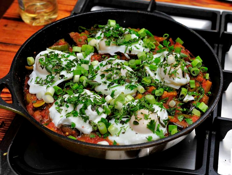 DOMESTIC GODDESSES Aubergine concoction with a story