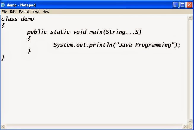 First Java Program