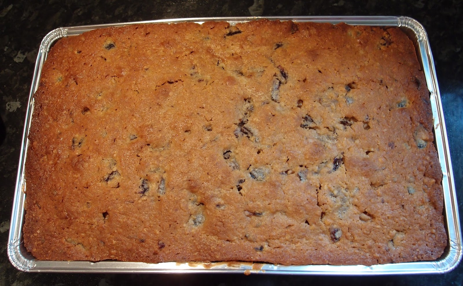The Caked Crusader Cherry, fudge oat traybake