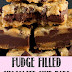 FUDGE STUFFED CHOCOLATE CHIP COOKIE BARS