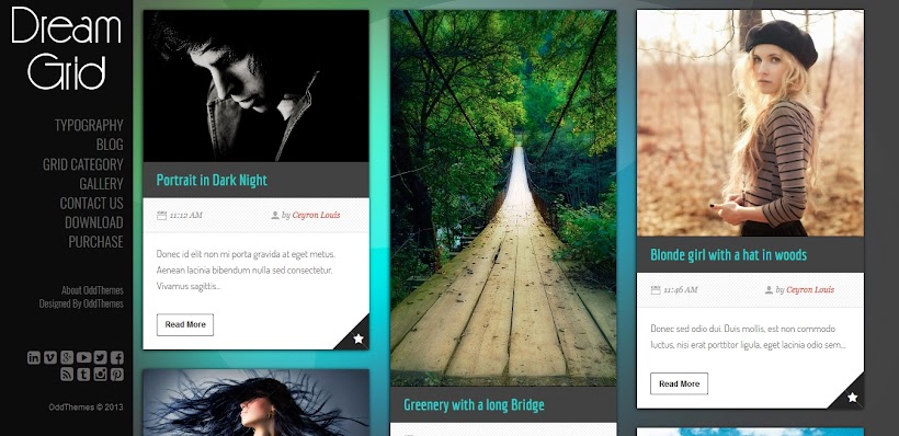 DreamGrid Free Blogger Template