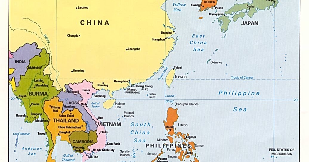 B c asia. Республика Корея Восточная Азия. Окинава на карте. Миндоро остров на карте Азии.