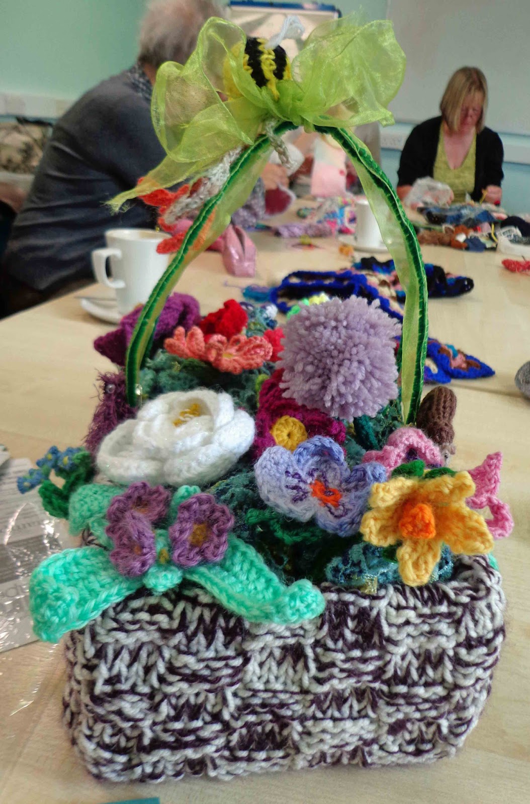 Hippystitch Craft Group at Explore York Yarnbombing