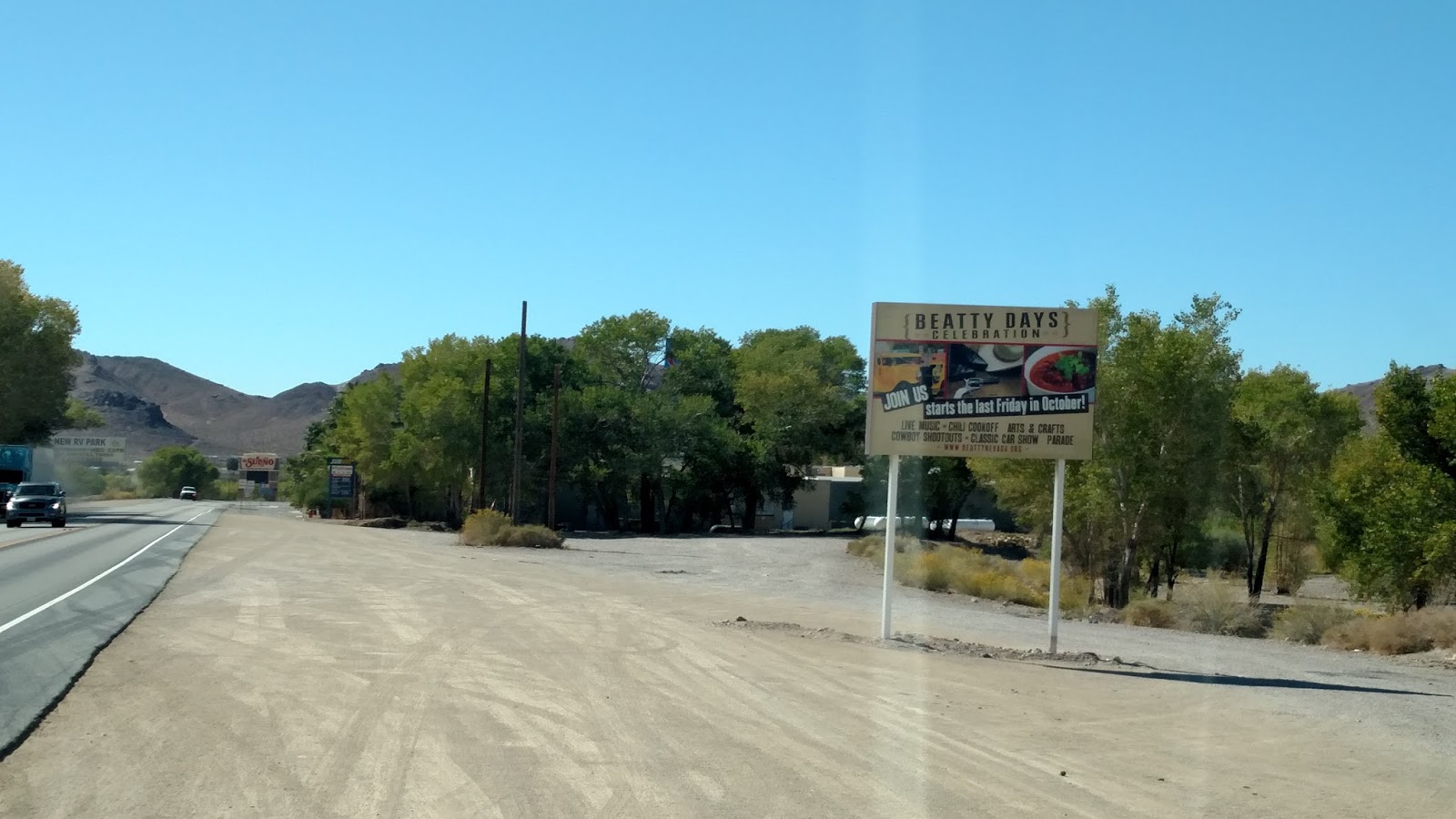 Mark and Patty RV Adventures Willow Springs to Beatty NV / Death