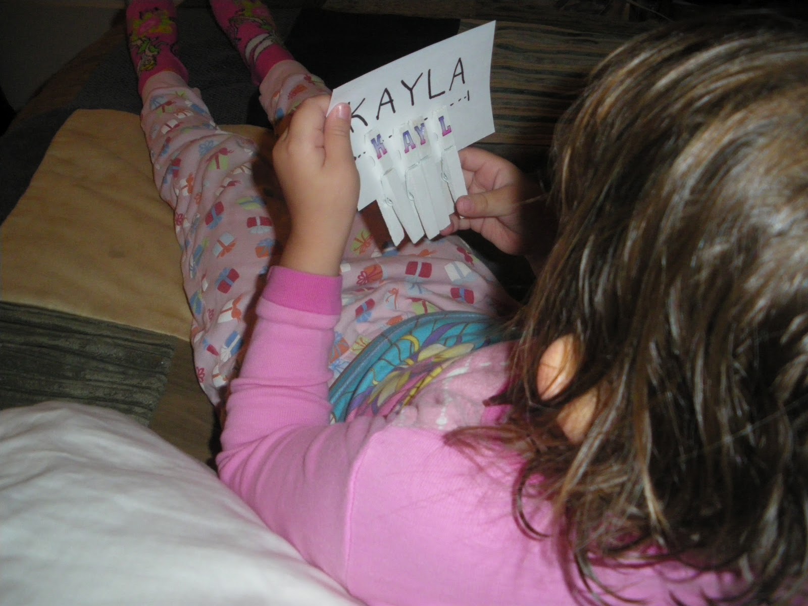 Spellanameclothespins