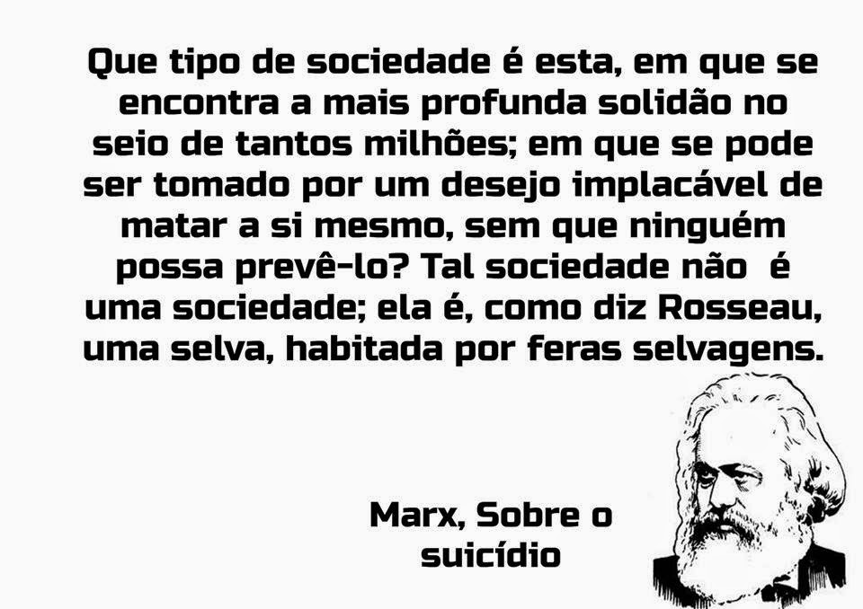 Marx e o suicídio