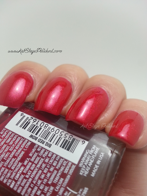 JulieG Nail Color - Big Red Bow