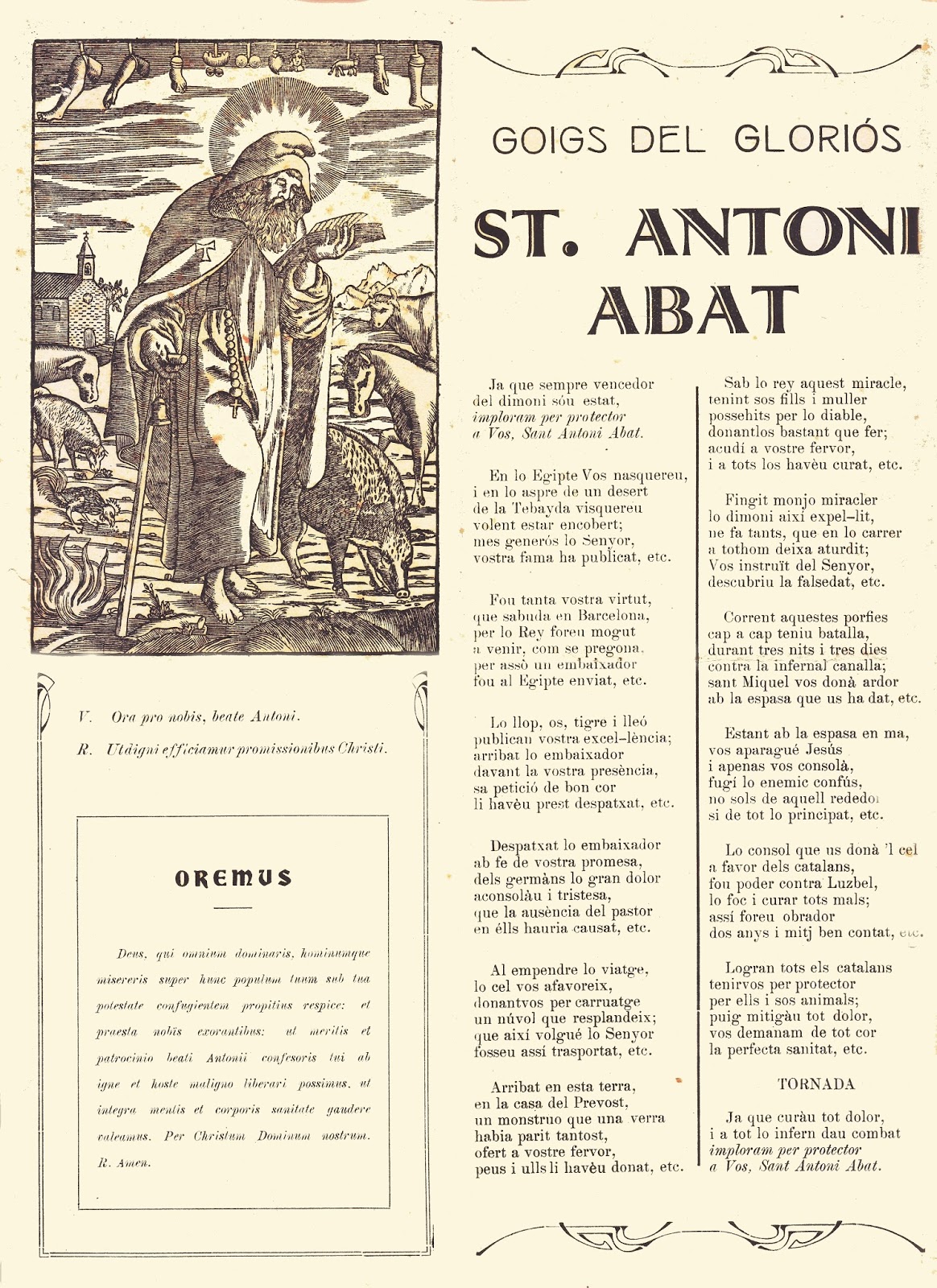 biblio goigs: Goigs de sant Antoni Abat, la seva festa és el dia 17 de ...