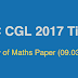 SSC CGL 2017 Tier-2 Maths Exam Review (9th March 2018)