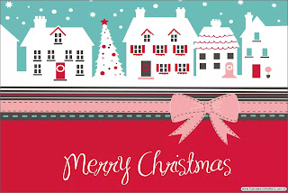Navidad Retro: Invitaciones o Tarjetas para Descargar Gratis. Navidad Retro: Invitaciones o Tarjetas para Descargar Gratis.