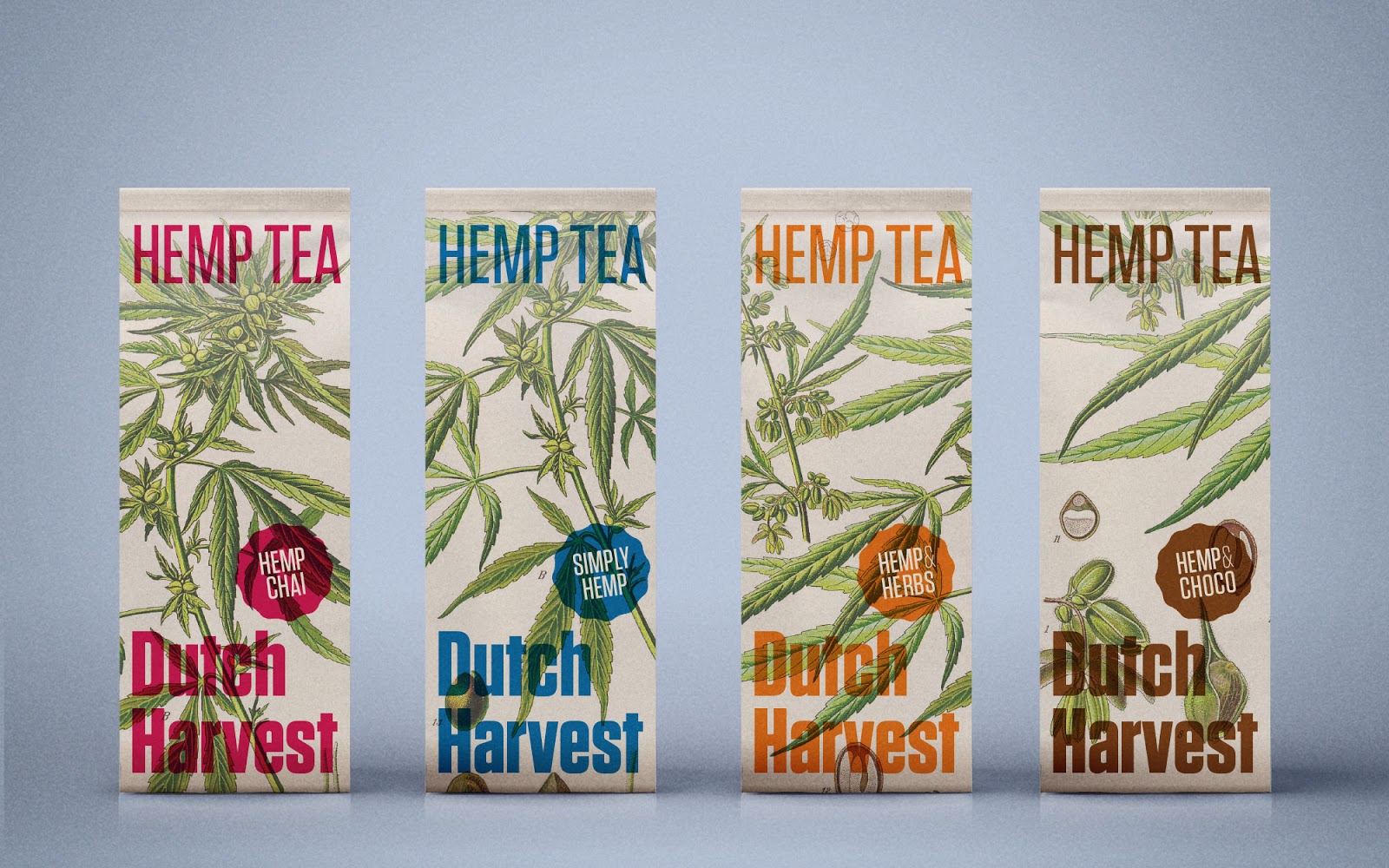 Dutch Harvest Hemp Tea on Packaging of the World Creative Package
