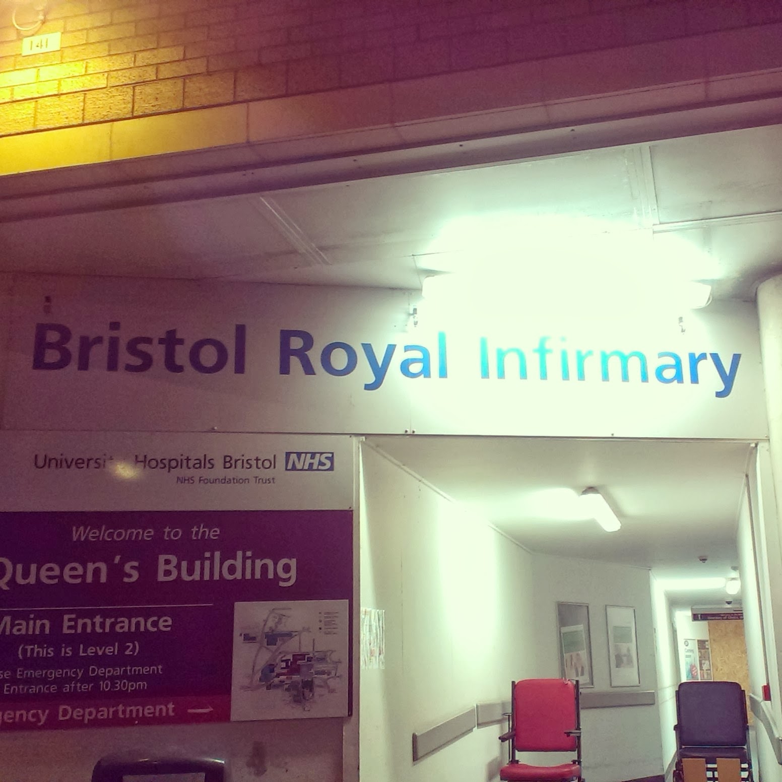 Bristol Royal Infirmary entrance