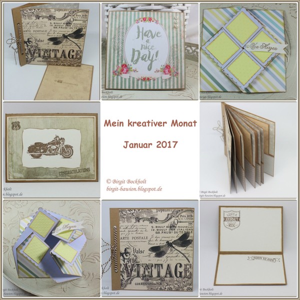 Mein kreativer Monat - Januar 2017 Mein kreativer Monat - Januar 2017