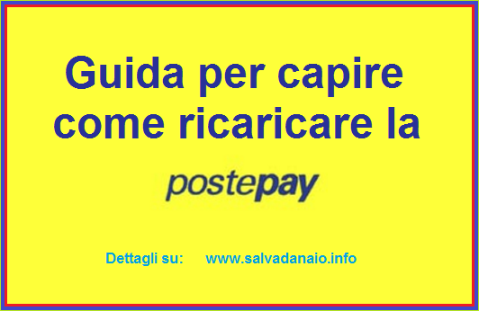 come ricaricare postepay
