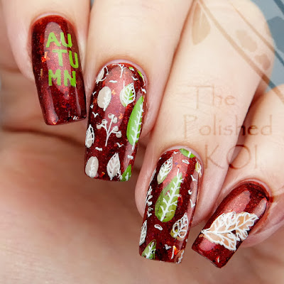 Fair Maiden Polish Room 13 UberChic Beauty fall nail art