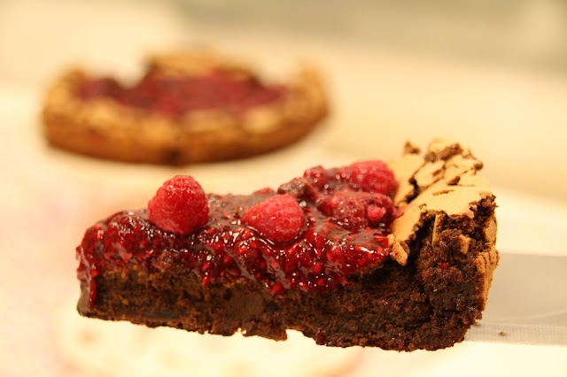 Tarta De Chocolate Frambuesas (sin Harina )
