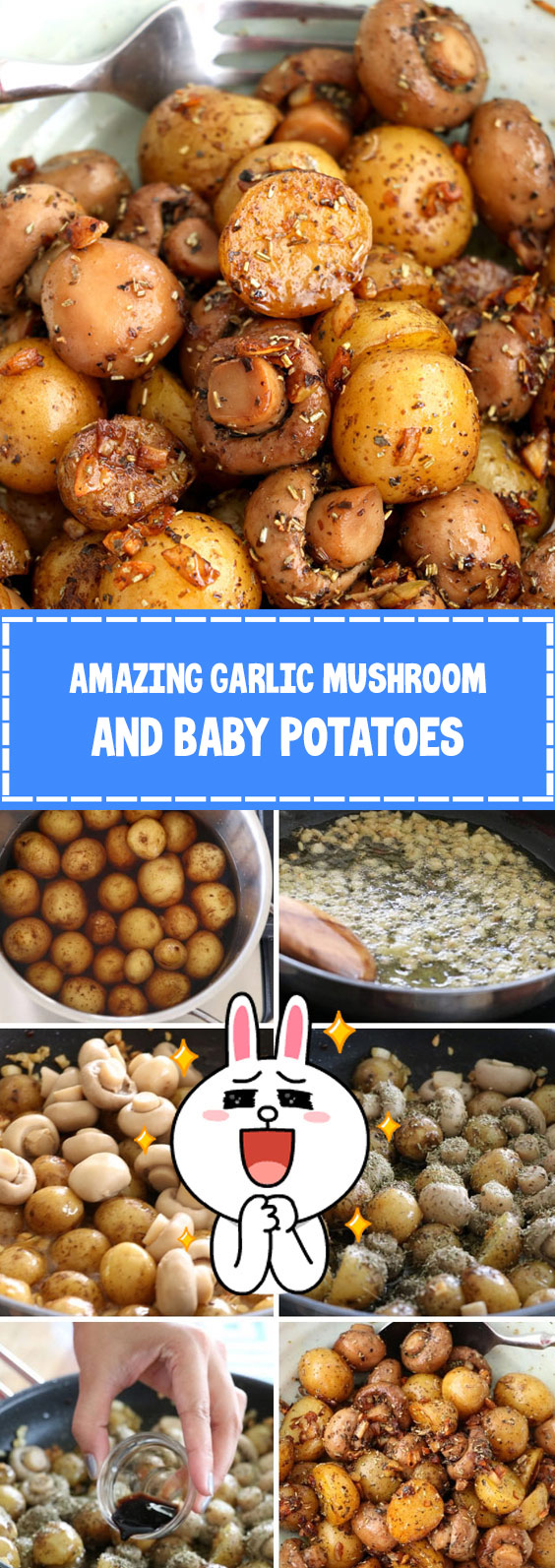 Amazing Garlic Mushroom and Baby Potatoes 25idnews