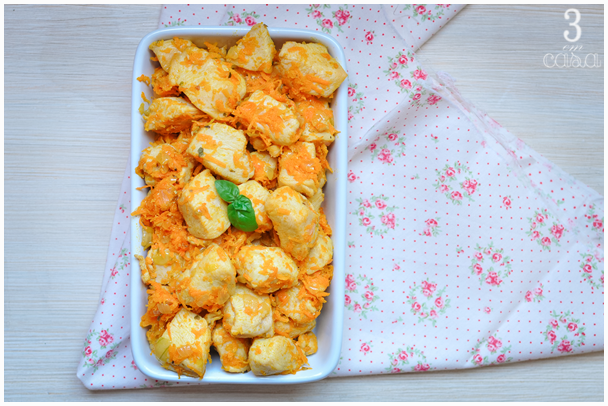receita picadinho frango cenoura
